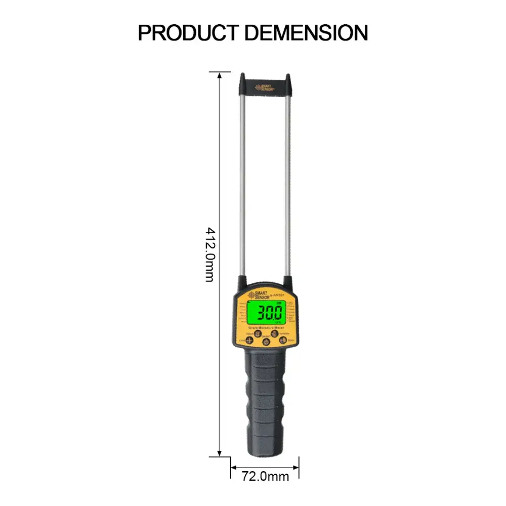 Grain Moisture Meter Digital Moisture Meter Smart Sensor AR991 Use For Corn,Wheat,Rice,Bean,Wheat Flour fodder rapeseed