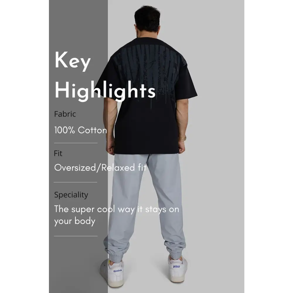 Heavyweight Oversized T-shirt Black - Tshirts