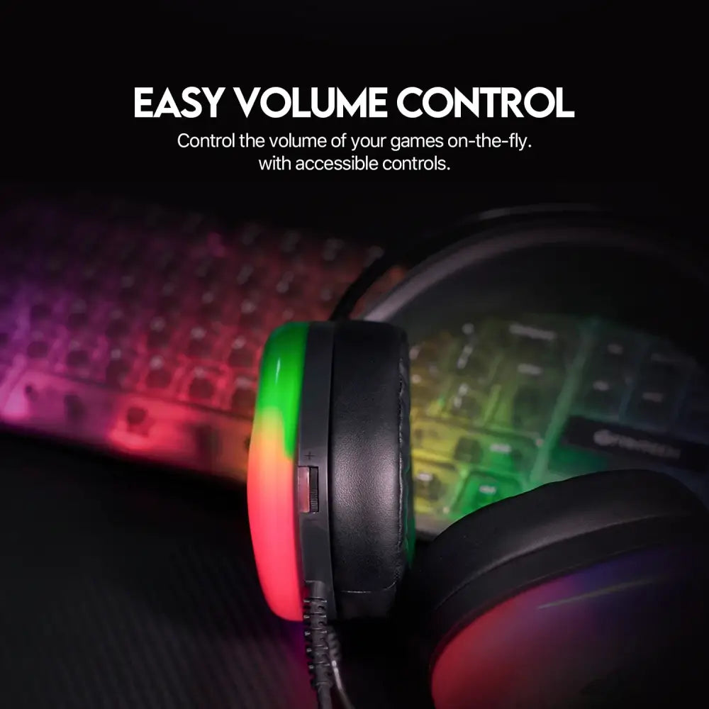 HG29 7.1 Wired Gaming Headset with RGB & 50mm Drivers - HG29 / Wired Headset - 9eight5