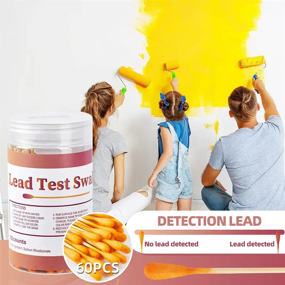 Lead Test Kit Swabs - Lead Paint Test Kit Lead Check Swab for Home Use Test Results in 30 Seconds (30PCS) - CHINA