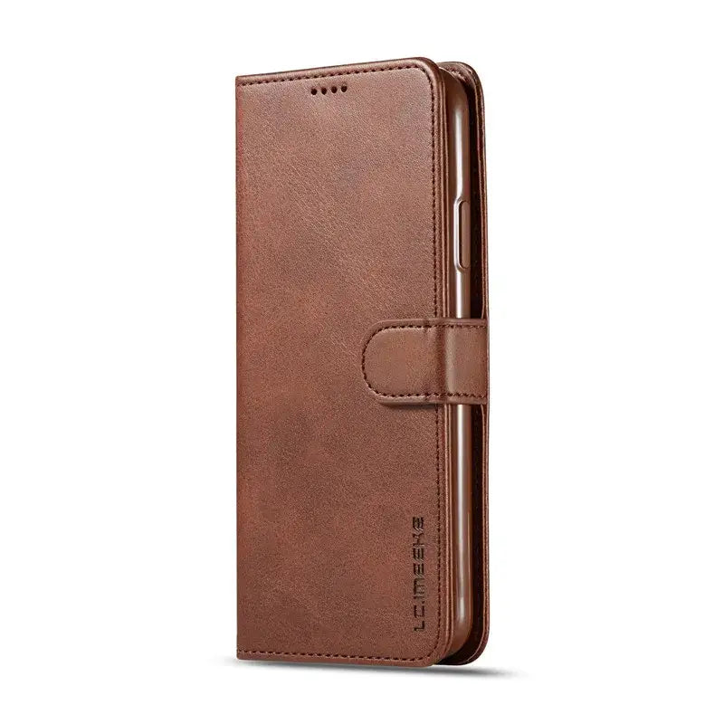 Leather Wallet Flip Case for iPhone 17 Series (available in 5 colours) - Brown / iPhone 17 Pro Max - 9eight5