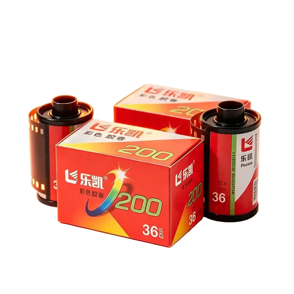 LUCKY 35mm Color Upgrade LUCKY C200 ISO200/24° Color Film 1-5 Rolls For Kodak 135 Film Camera (Exp Date: 2027) 36 Exp