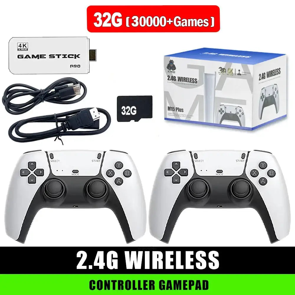 M15 4K Game Stick - 32GB-30000-games / Gaming Console - 9eight5