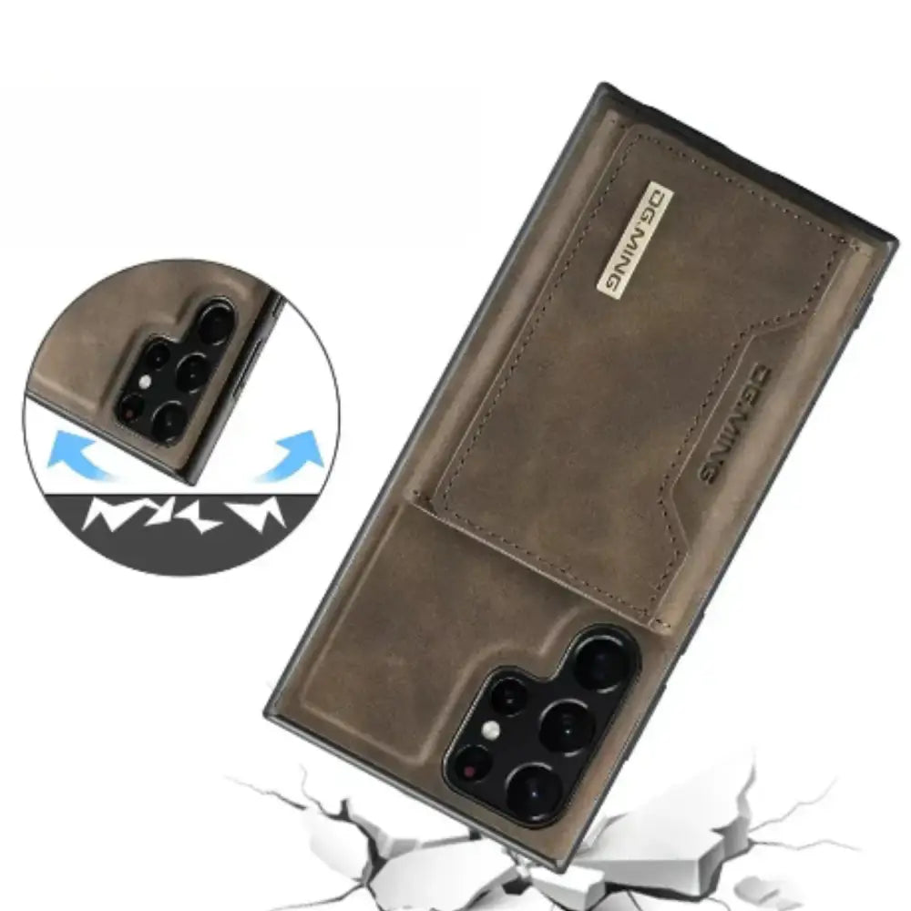 M2 Magnetic Leather Case for Samsung (Coffee Case Only)