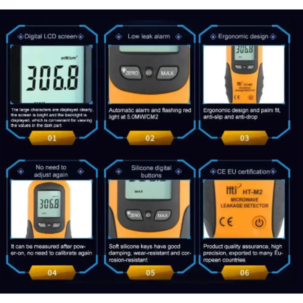 Microwave Radiation Leakage Detector - HT-M2 / CHINA