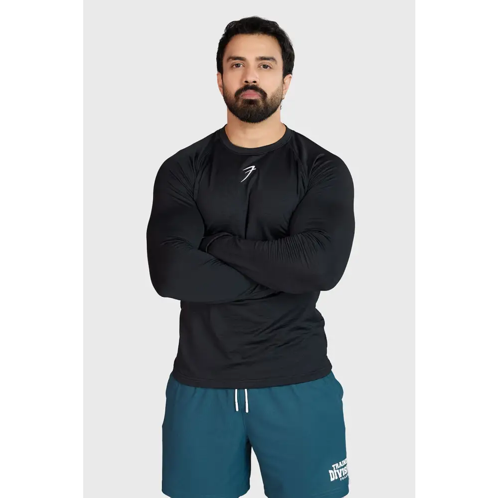 Midnight Fullsleeves T-shirt Black - Tshirts