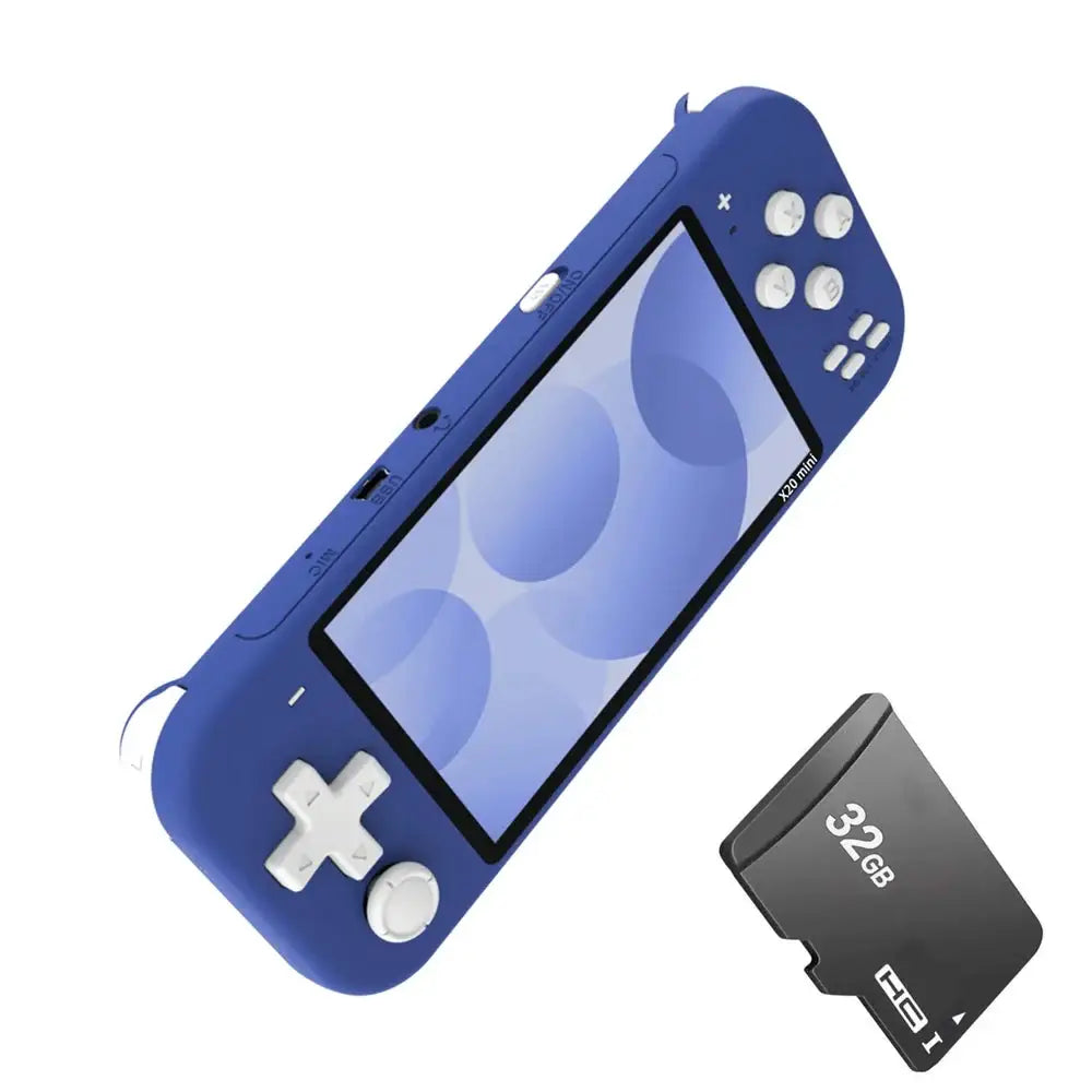 Mini 4.3’’ Handheld Game Console – 8/32GB (4 colours available) - Blue - 32GB / Game Console - 9eight5