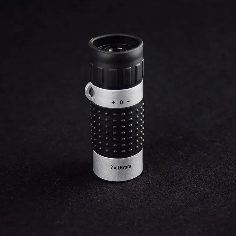 Mini 7x18 Monocular Telescope Crosshairs Rangefinder Differentiation line for Hunting Golf Hiking Bird Watching Travel