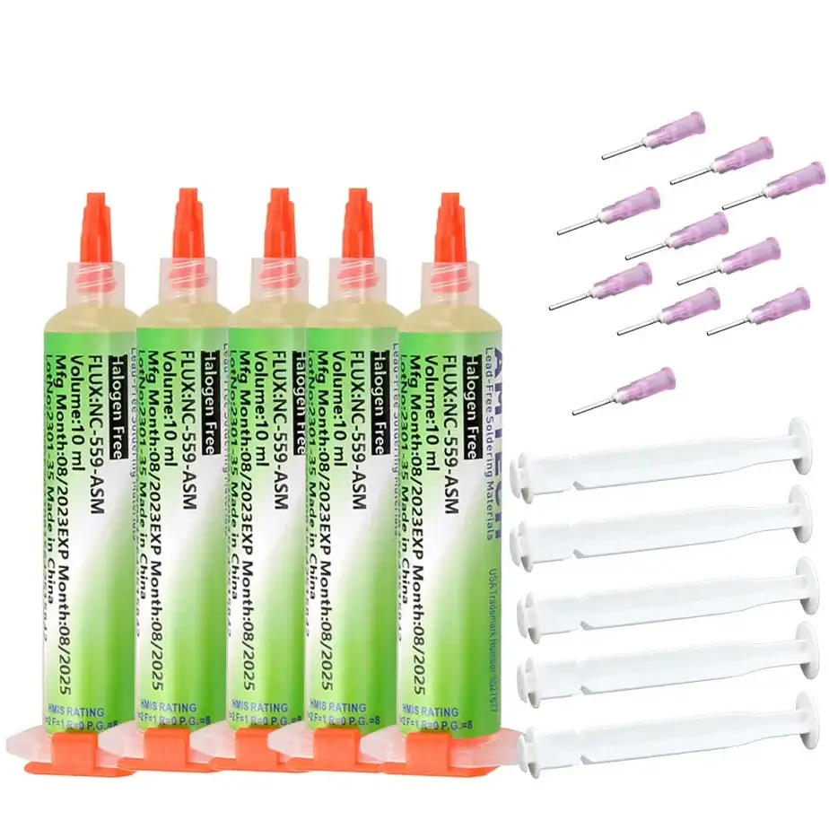 NC-559-ASM No-Clean Solder Paste (10cc) (different quantities available) - 5pcs / Solder Paste - HBC
