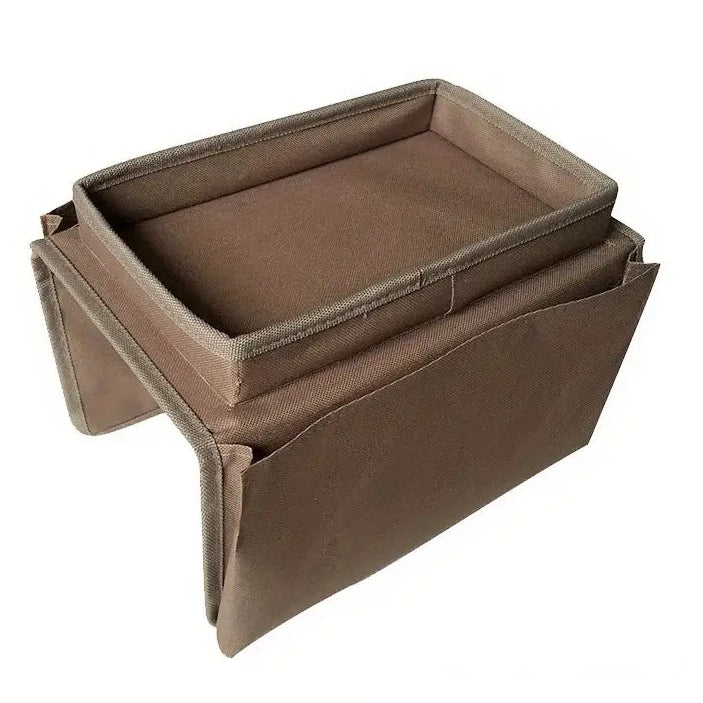 No-Slip Couch Sofa Armrest Organiser Arm Chair Caddy Bedside Storage Pocket TV Remote Holder Bed Storage Pocket Bag