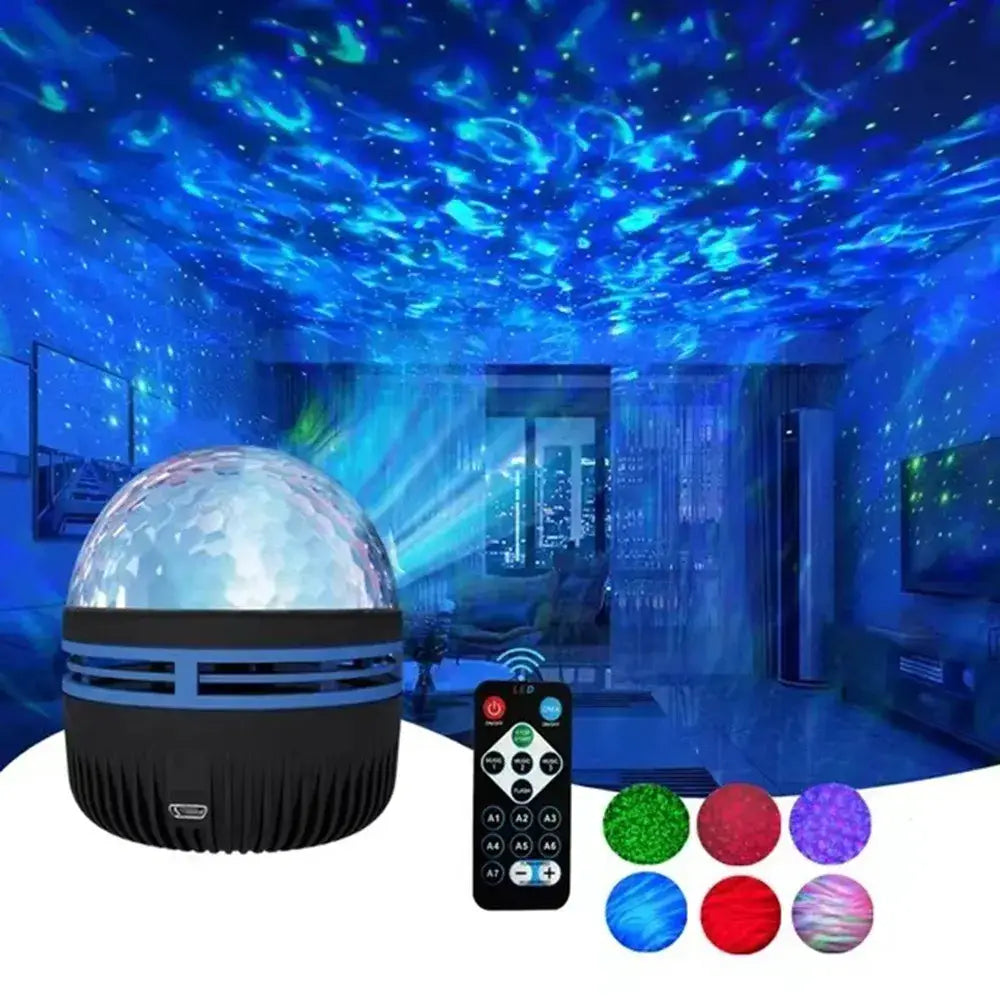 Northern Lights Starry Sky Projector LED Night Light with Remote Control USB A Variety of Styles for Home Bedroom Party
