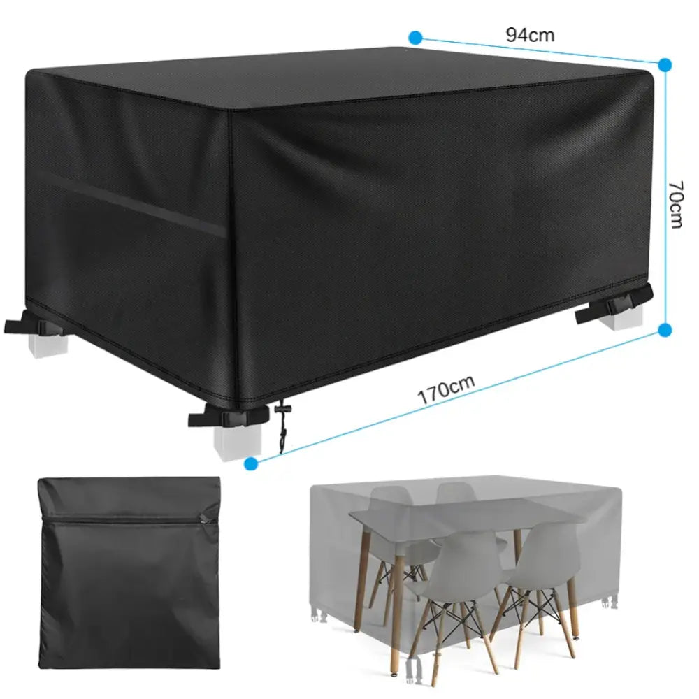 Outdoor Waterproof L-Shape Sofa Cover – Heavy-Duty Weather Protection (different sizes available) - 170x94x70cm / Sofa