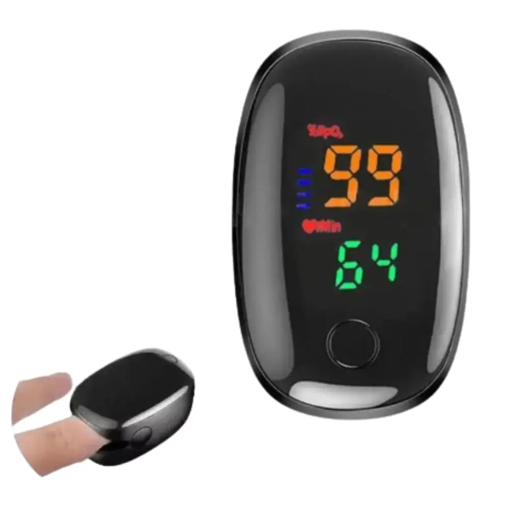 Oximeter & Heart Rate Monitor - Black