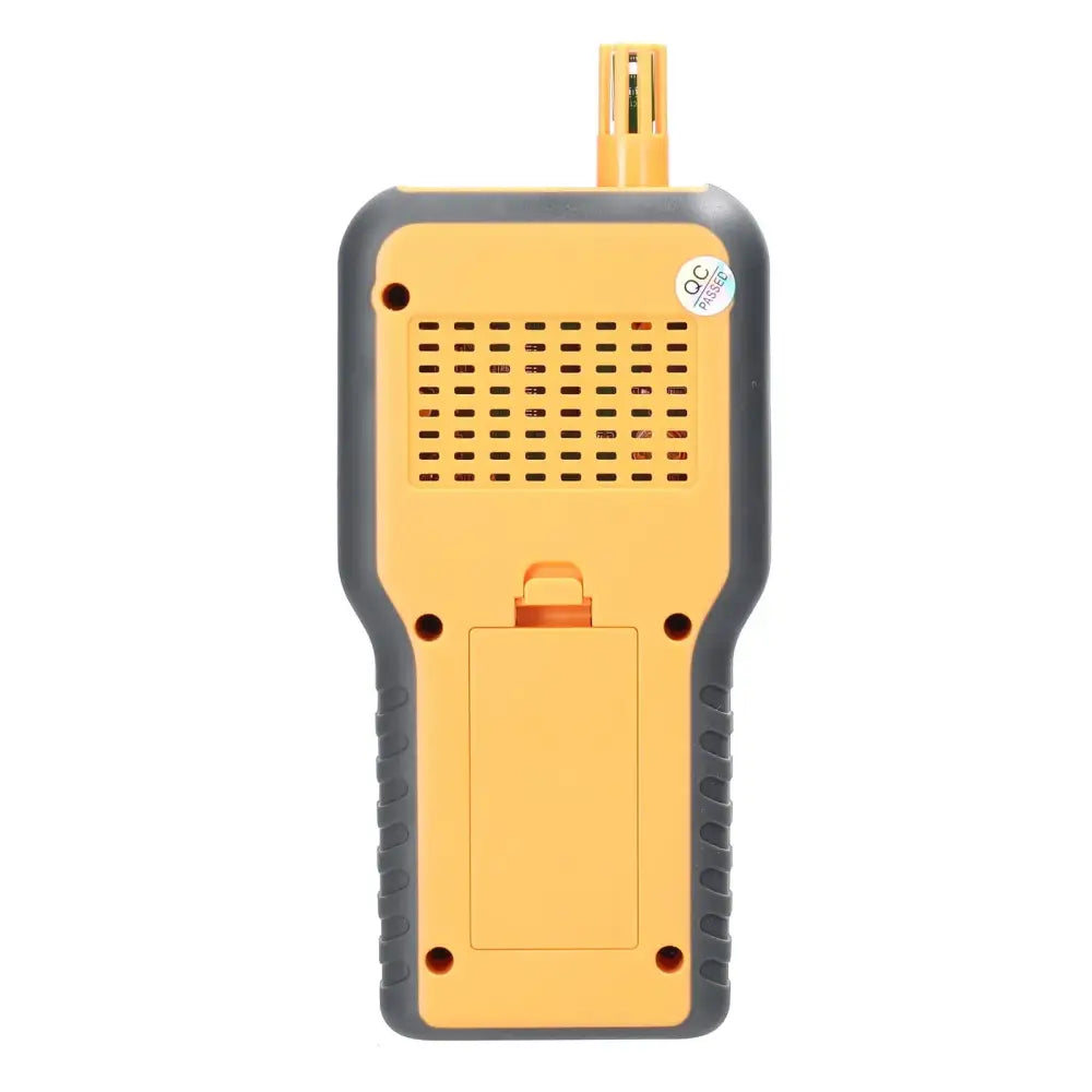 Portable Air Quality Monitor – CO2 TVOC HCHO Temperature & Humidity Detector (5-in-1) - Yellow / Air Quality Monitor