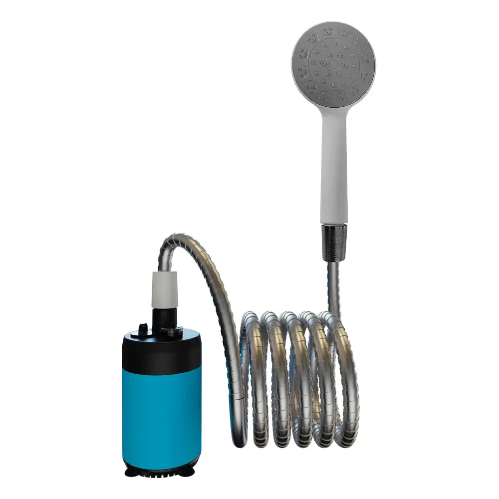 Portable Rechargeable Camping Shower (available in Black & Blue) - Blue / Outdoor Shower - SS