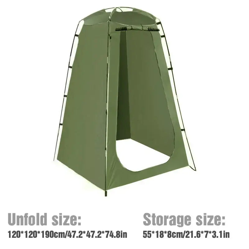 Portable Waterproof Shower & Changing Tent (available in Green & Orange) - Green / Shower Tent - SS