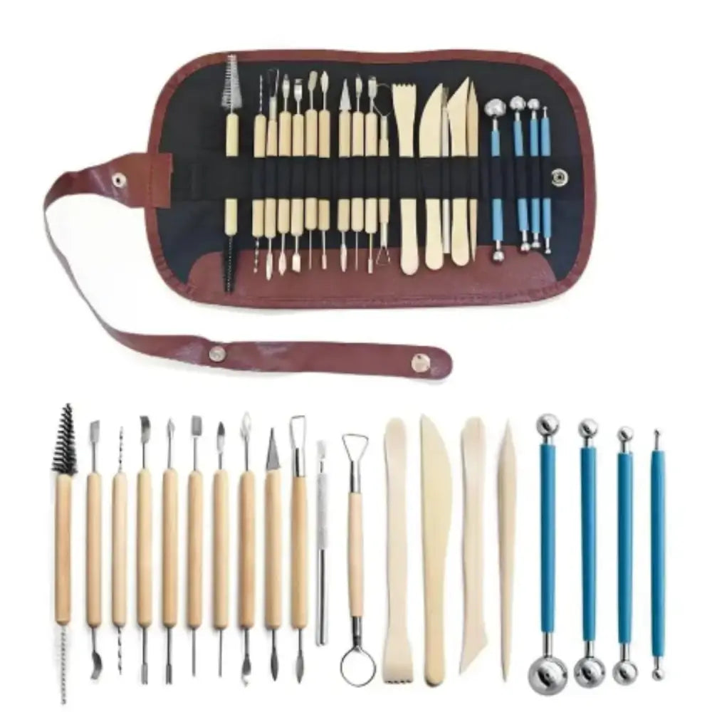 Pottery Tool Set – Clay Ceramic Wax Carving Kit - SS