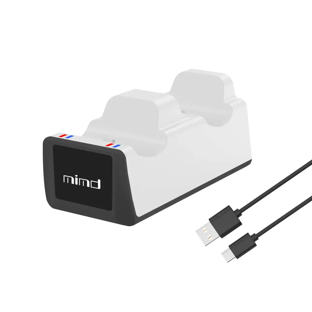 PS5 Dual Wireless Controller Charging Station - White / Usb