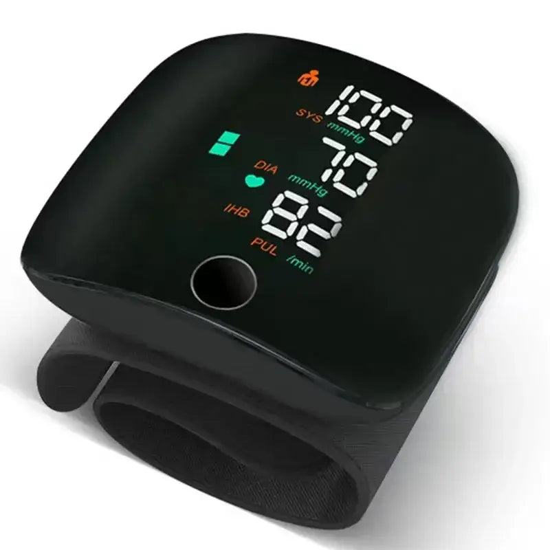 Rechargeable Digital Wrist Blood Pressure Monitor - Black / Blood Pressure Monitor - HBC