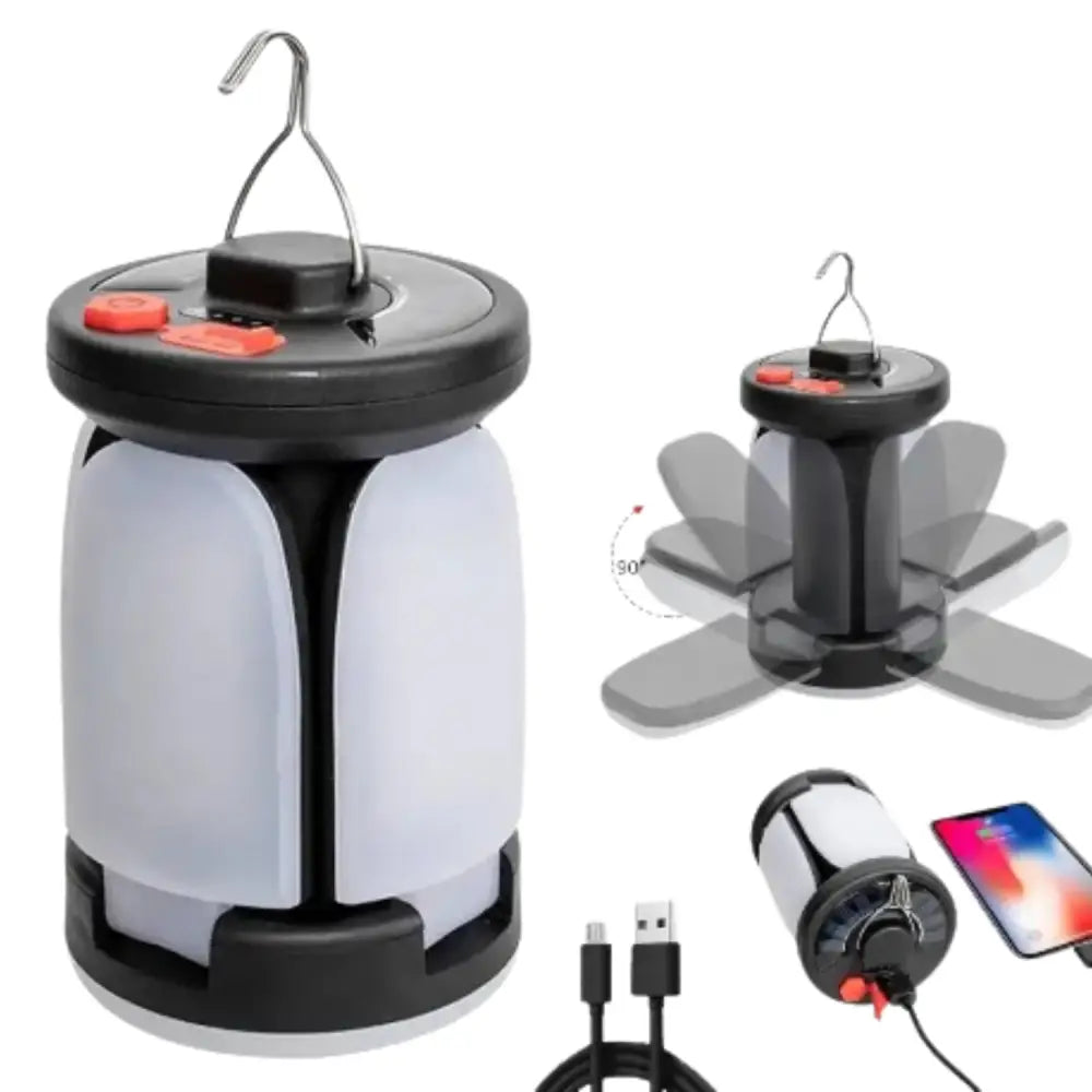 Rechargeable Folding LED Camping Lantern - SS