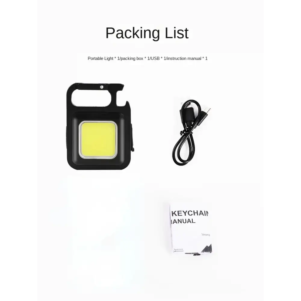 Rechargeable Mini LED Light - Black