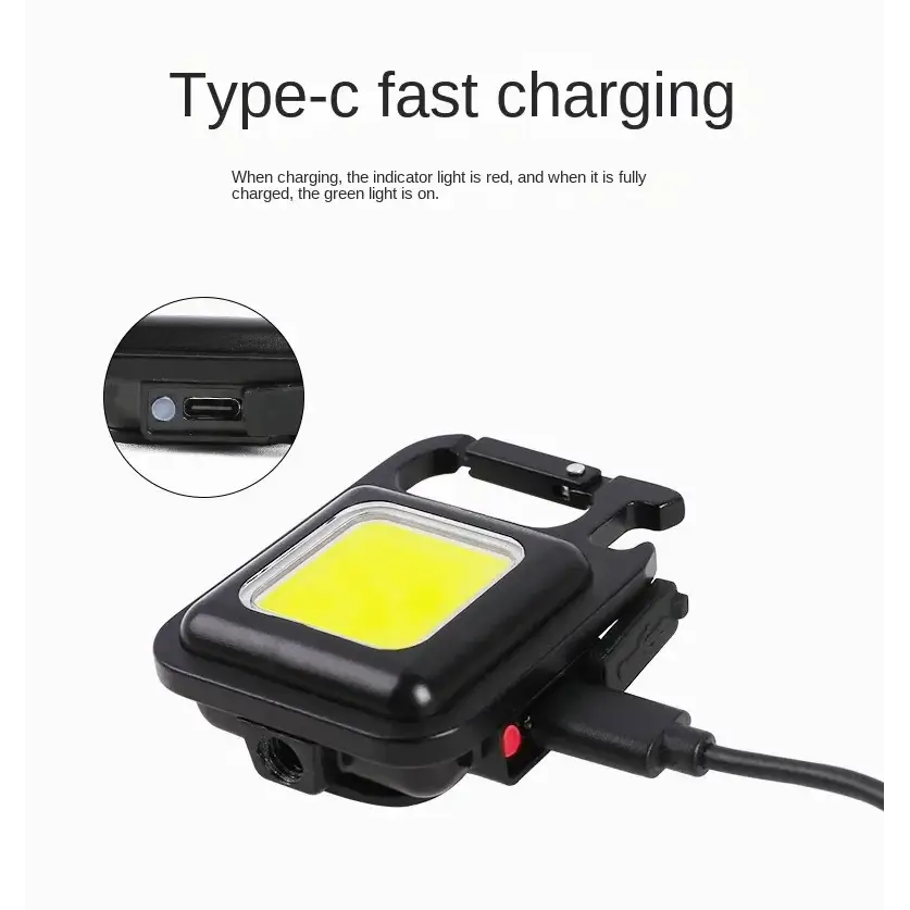 Rechargeable Mini LED Light - Black