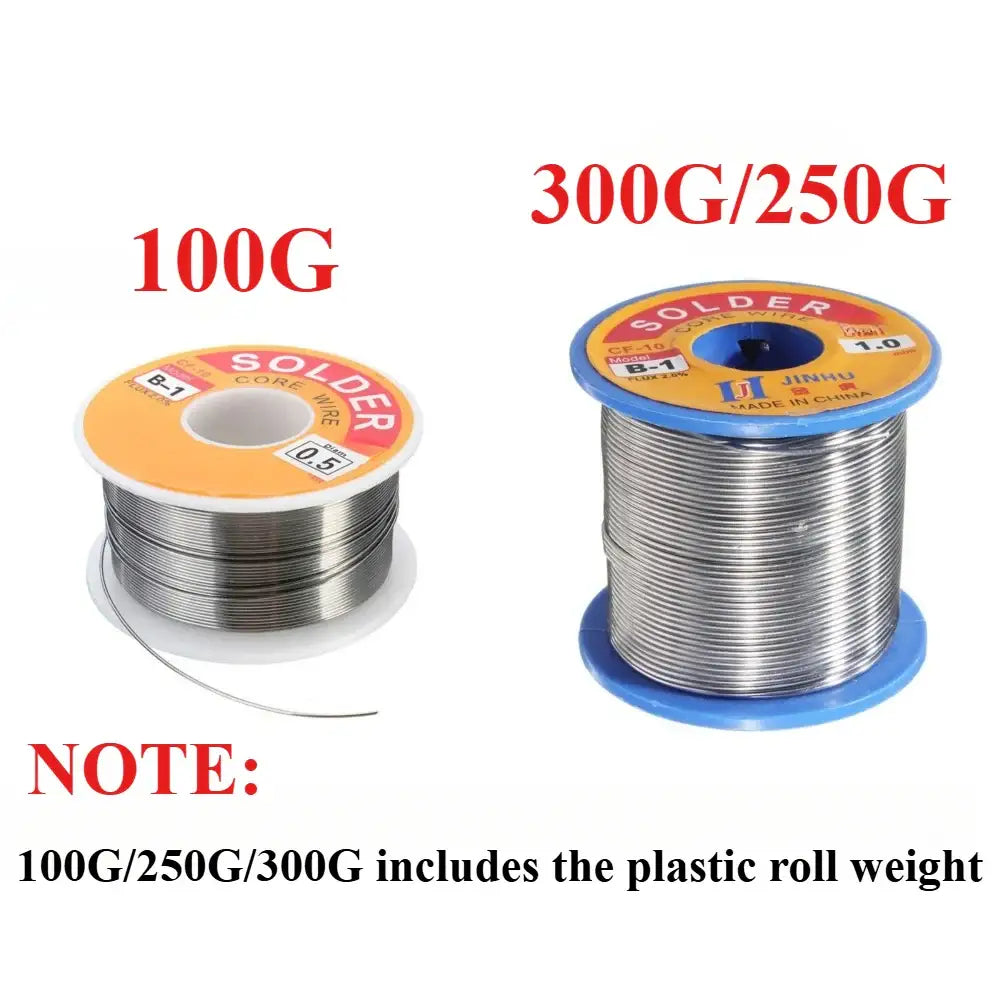 Rosin Core Low-Temperature Solder Wire (100–300g) (different sizes available) - HBC