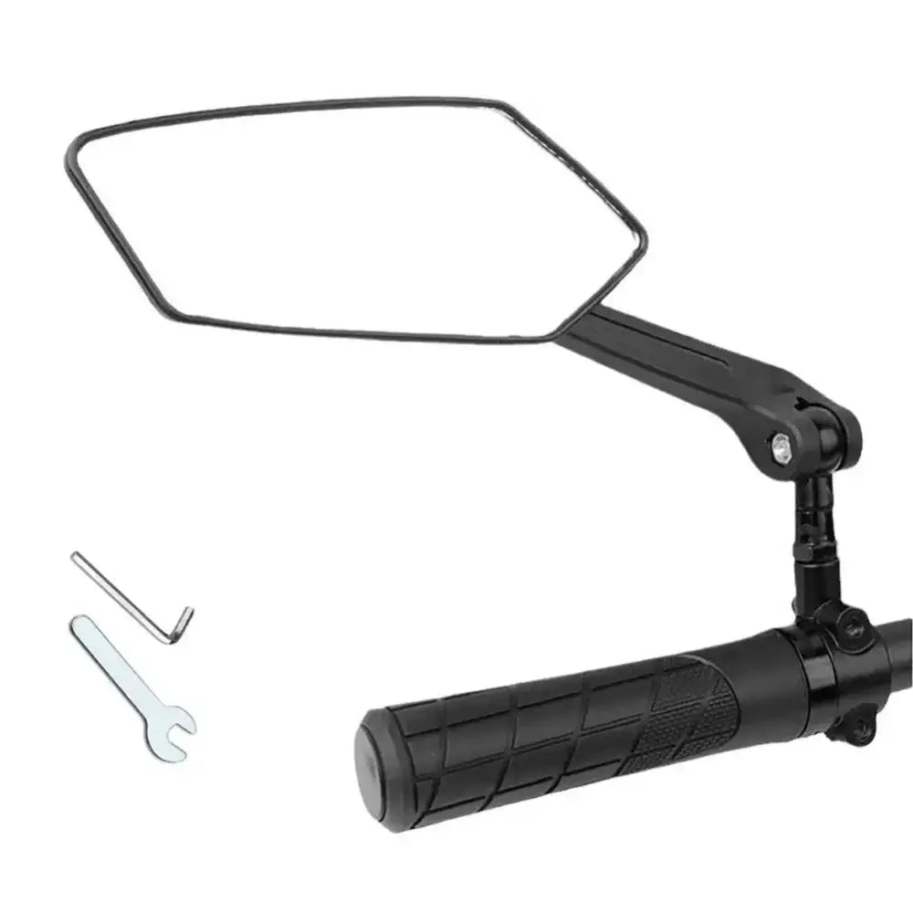 Rotatable Bicycle Handlebar Mirror - Left / Bike Rear View Mirror - SS