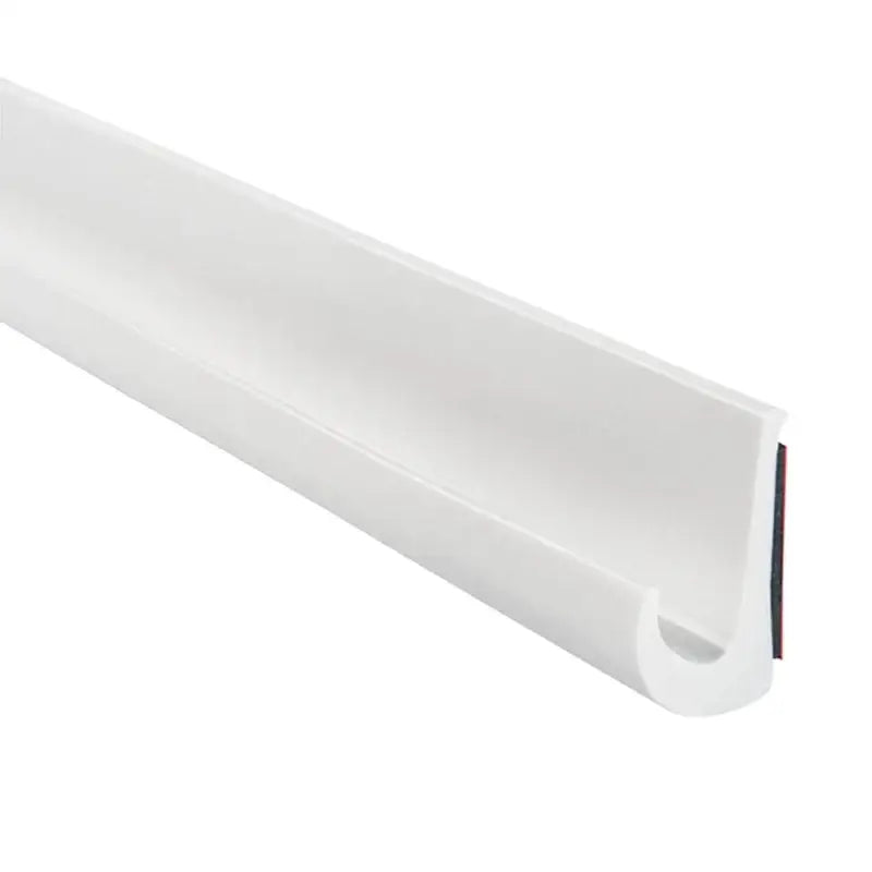 RV / Caravan Roof Rainwater Gutter PVC (available in Black & White) - White Silicone - HBC