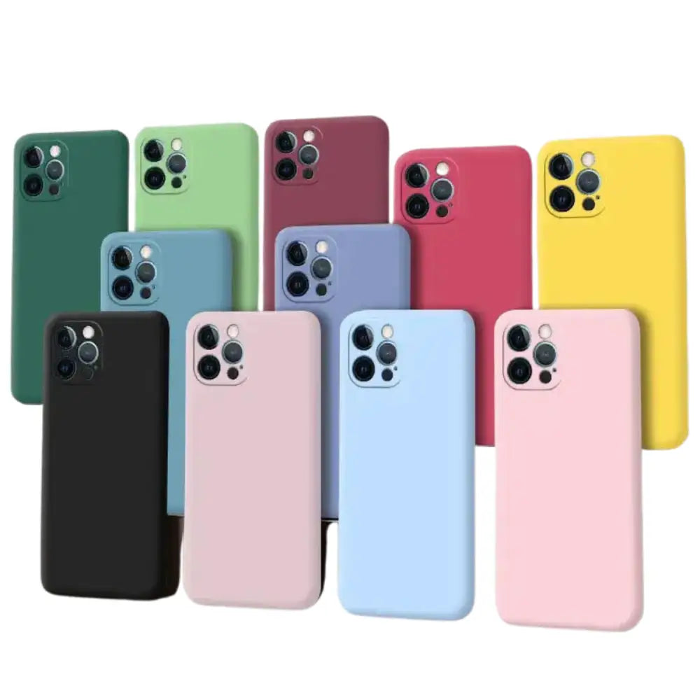 Silicone iPhone Case (All iPhone Models) - Available in multiple colours