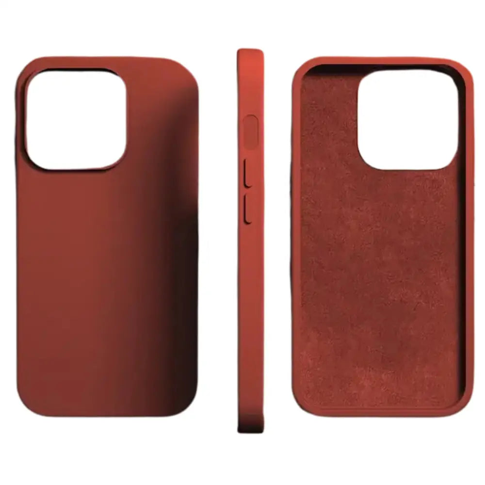 Silicone iPhone Case (iPhone 6 - iPhone 15 Series) - Available in multiple colours