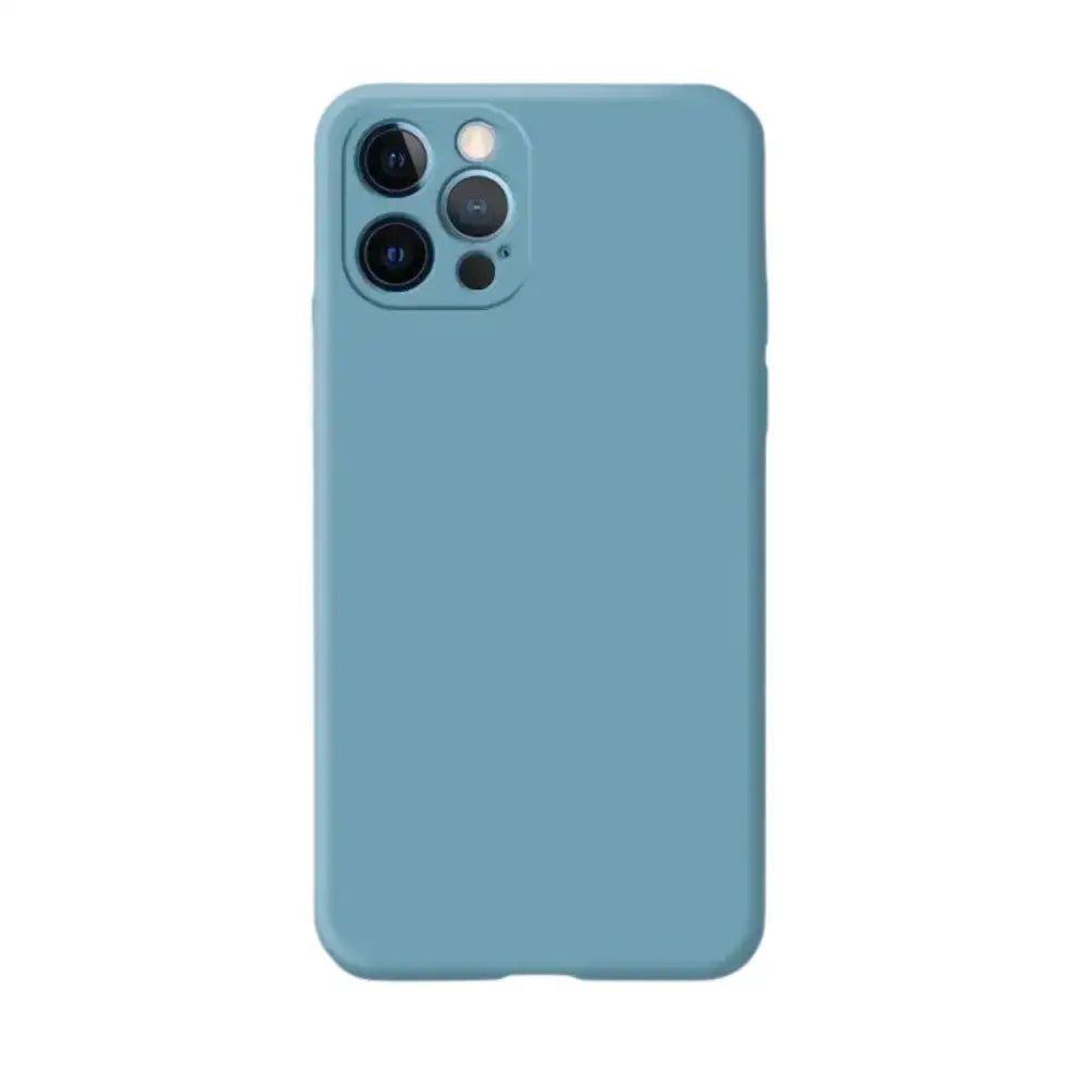 Silicone iPhone Case (iPhone 7 - 11 Series) - Available in multiple colours - Lake Blue / For iPhone 11 Pro Max