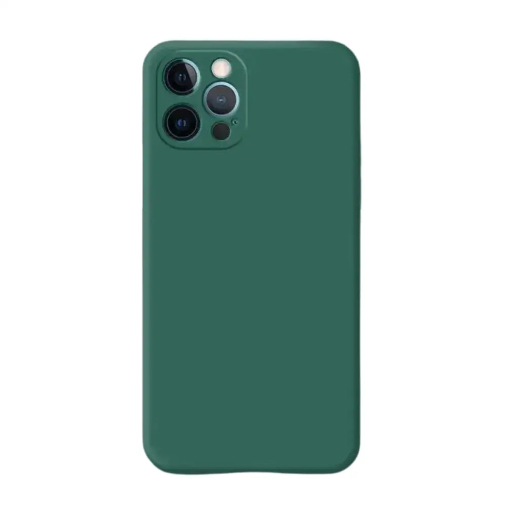 Silicone iPhone Case (iPhone 7 - 11 Series) - Available in multiple colours - Dark Green / For iPhone 11 Pro Max