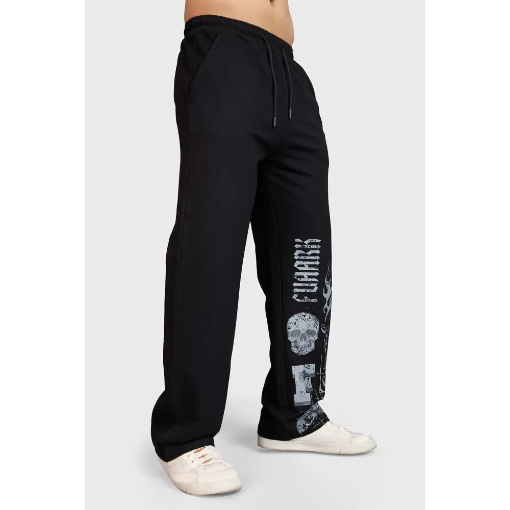 Skull Straight Tracks Black - Tank