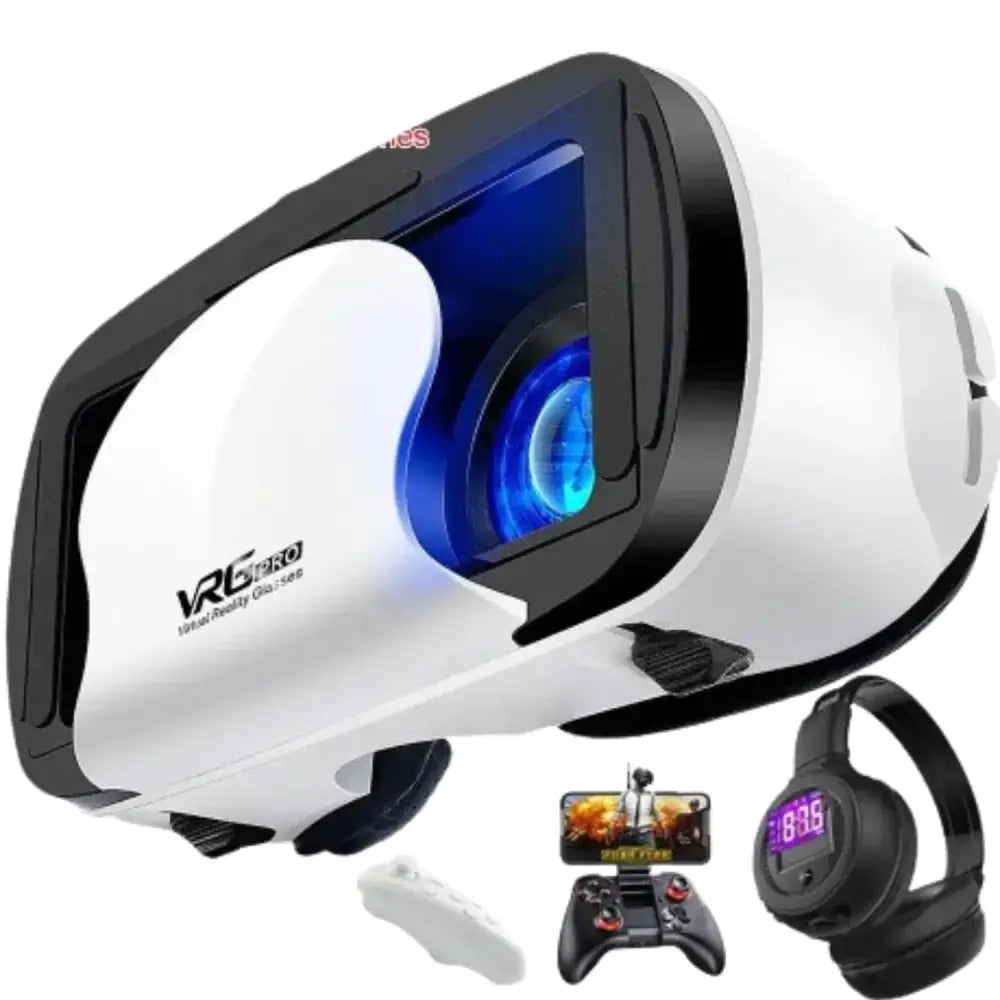 Smart VR Headset with Remote – 3D Virtual Reality for Phones - 9eight5