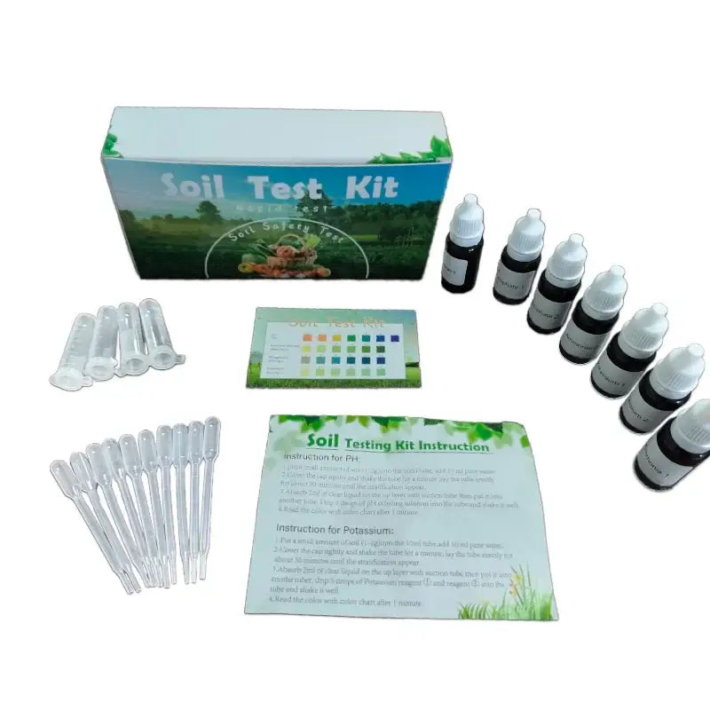 Soil Test Kit for pH NPK & Nutrients for Garden & Farm - THE01821-S - HBC
