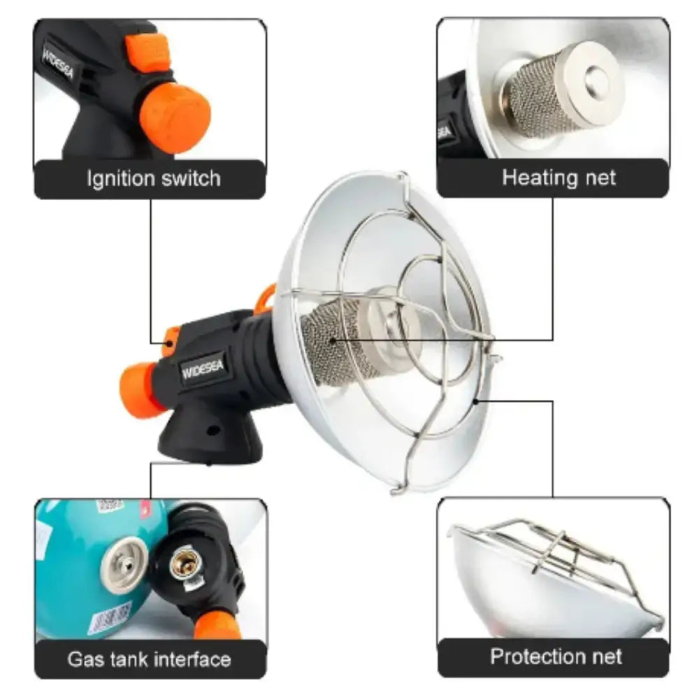 Stainless Steel Camping Heater - SS