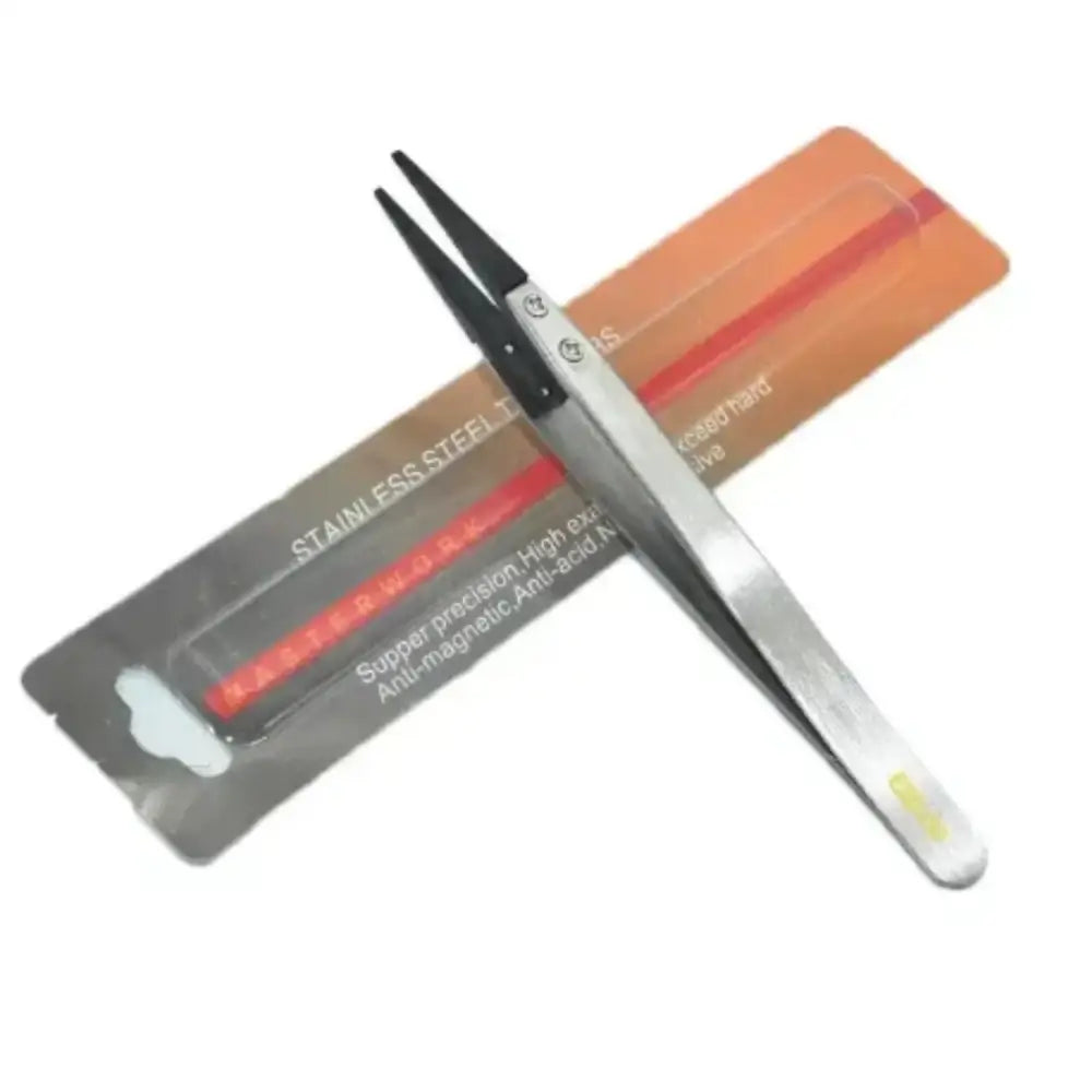 Stainless Steel & Plastic Tweezers Set - HBC