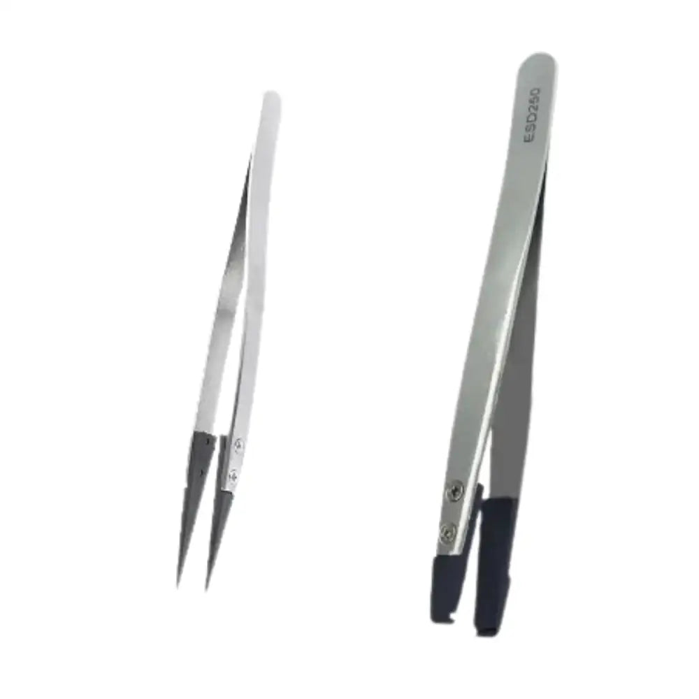 Stainless Steel & Plastic Tweezers Set - HBC