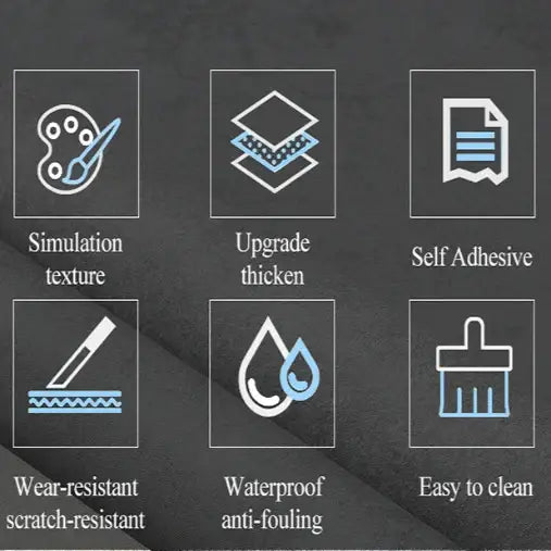 Thick Waterproof PVC Floor Stickers (40cm) (4 designs available) - SS