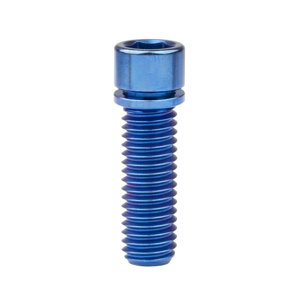 Titanium M7 / M8 in 20mm / 25mm options Allenkey Bolts with Washers for Motorcycles E-Scooters & more (6 colours