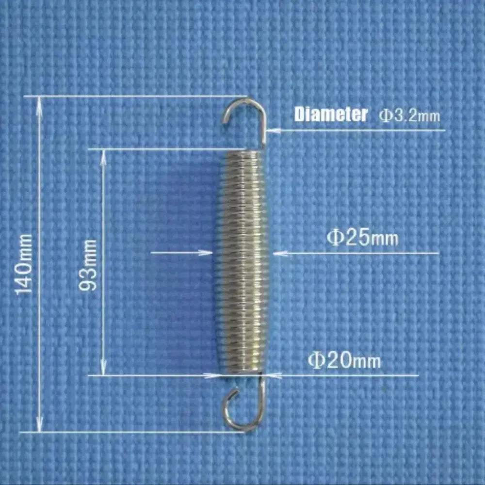 Trampoline Replacement Steel Springs (Pack of 10)