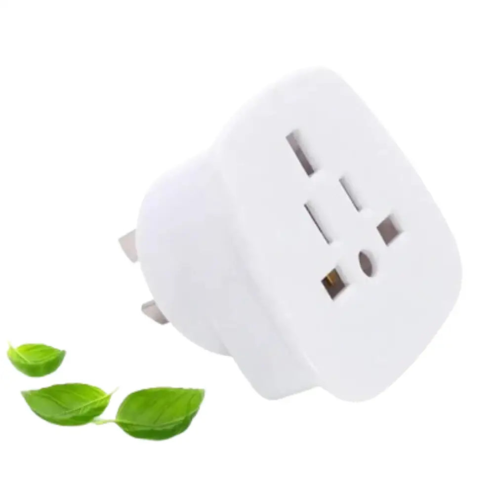 UK/US to AU Power Plug Adapter – 10A 250V - WHITE / AU Plug