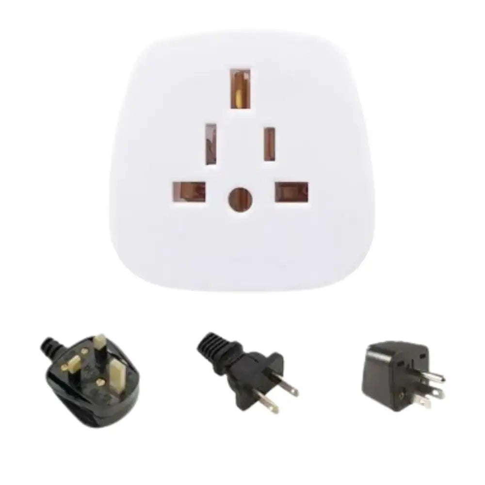 UK/US to AU Power Plug Adapter – 10A 250V - WHITE / AU Plug