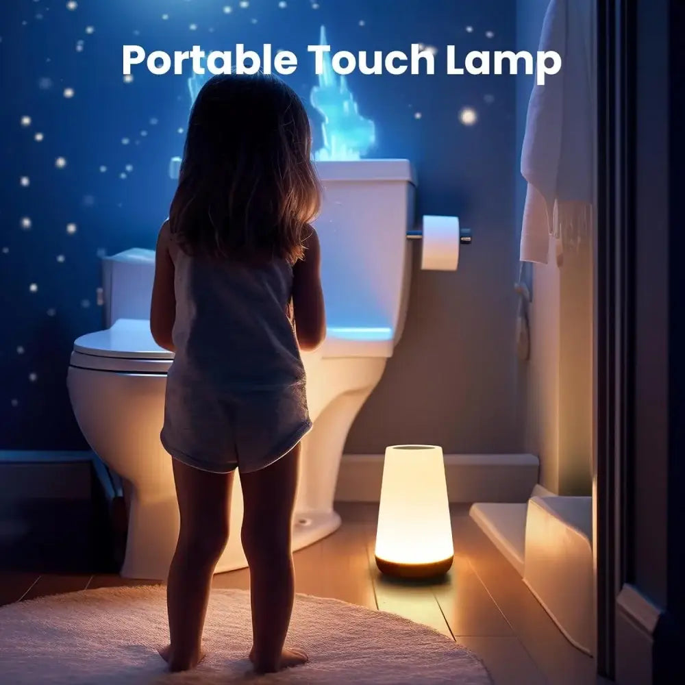 Usb Rechageable Dimmable Touch Lamp Bedroom Portable Table Bedside Night Lamp 13 RGB Colors Night Lights Baby Kids