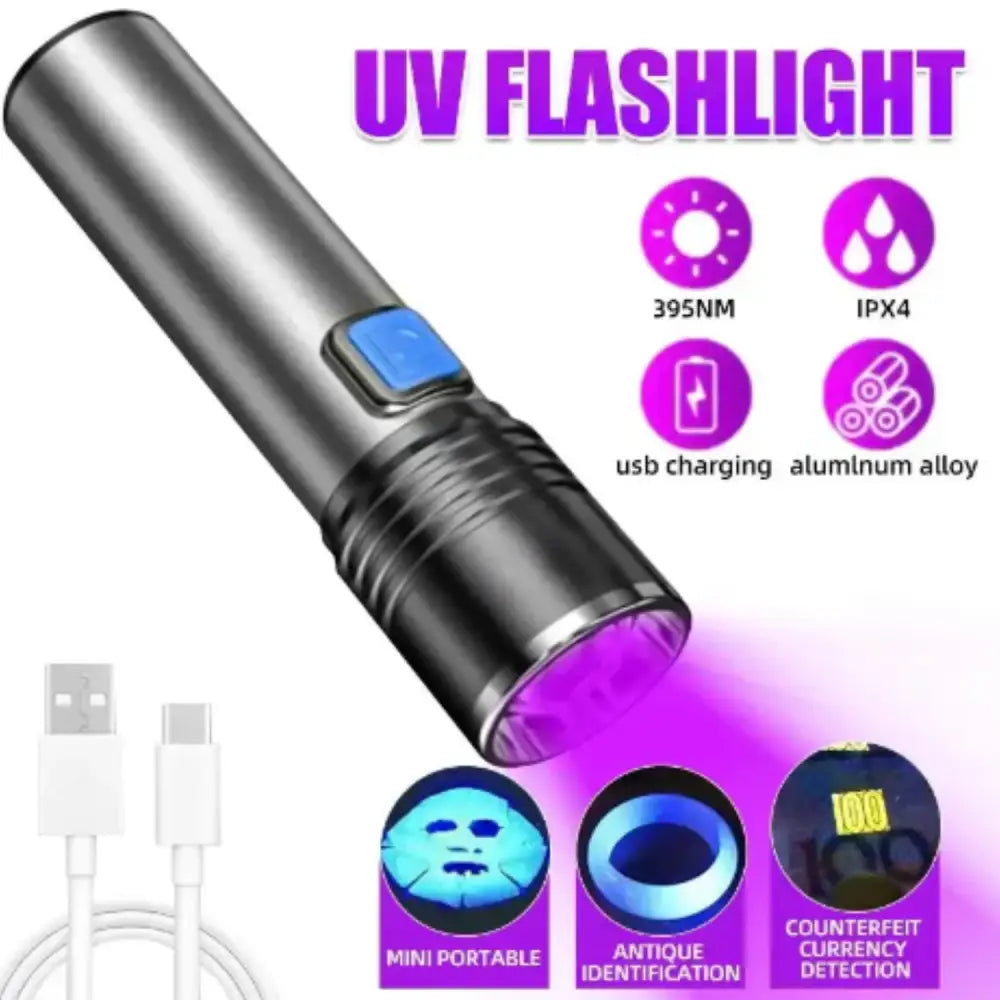 UV Blacklight (Rechargeable) - K31 395nm 1200mAh