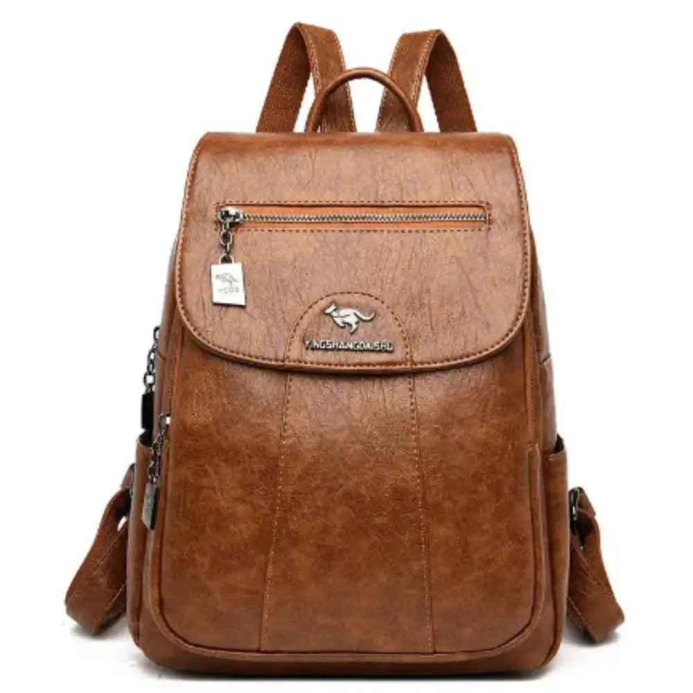 Vintage Soft Leather Backpack for Women - 9eight5