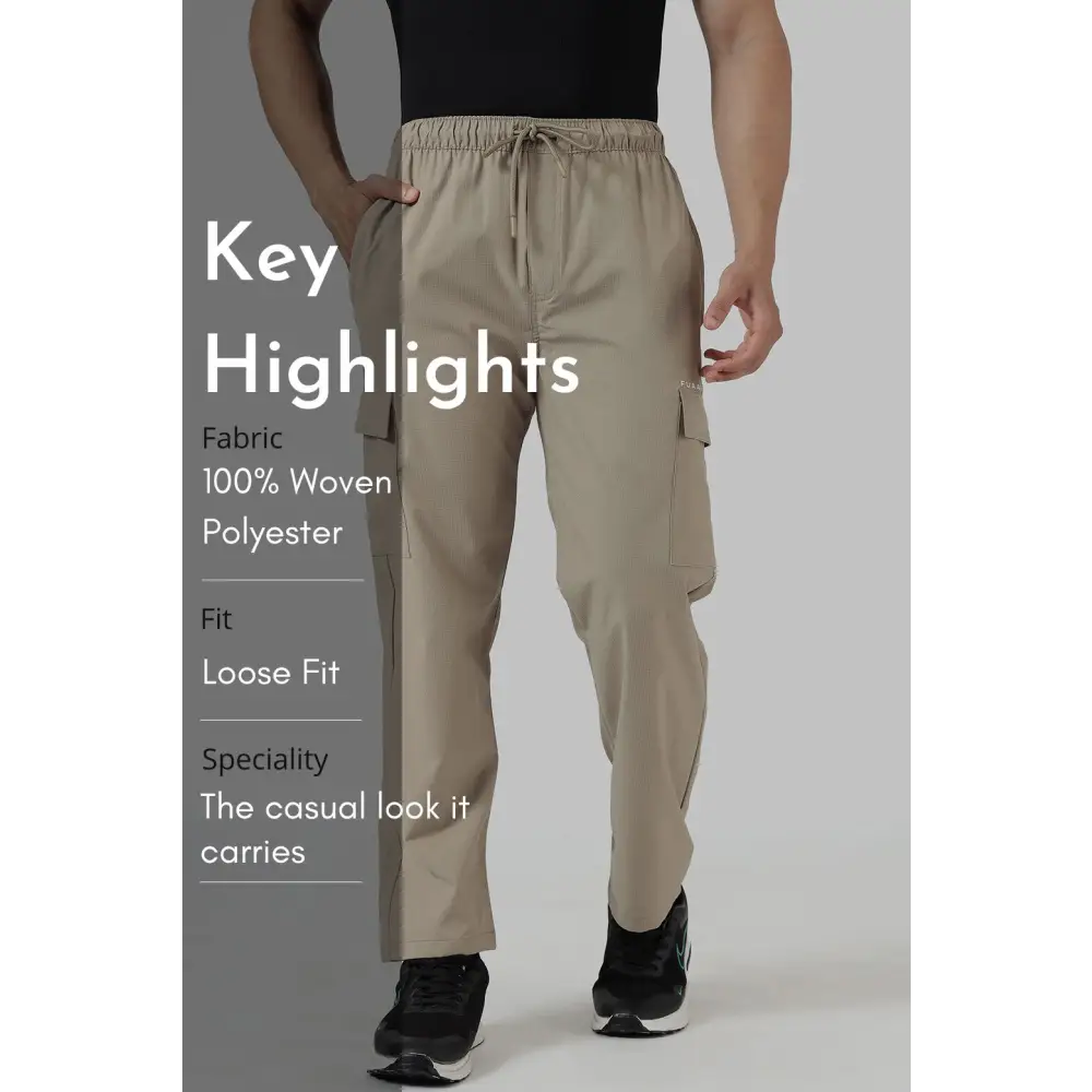 Vitality Straight Pants Beige - Track