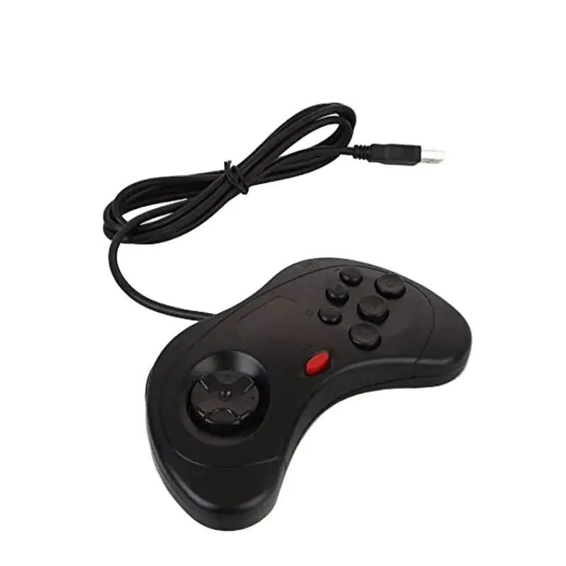 Wired Sega Saturn Controller – Classic USB Gamepad (available in Black & White) - Black / Controller - 9eight5