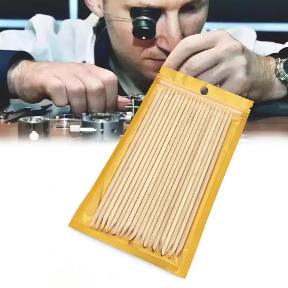 Wooden Watch Cleaning Sticks - HBC